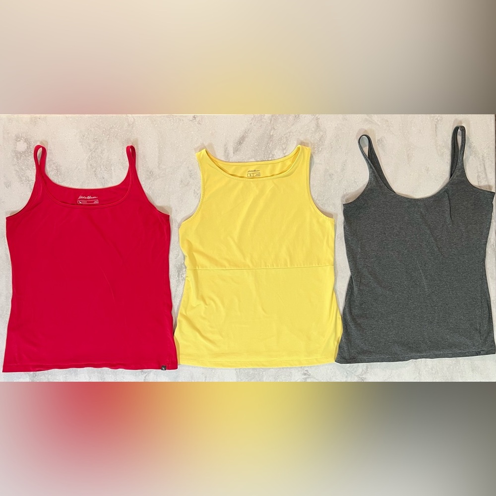Bundle of 3 Eddie Bauer Tank Tops Size Large